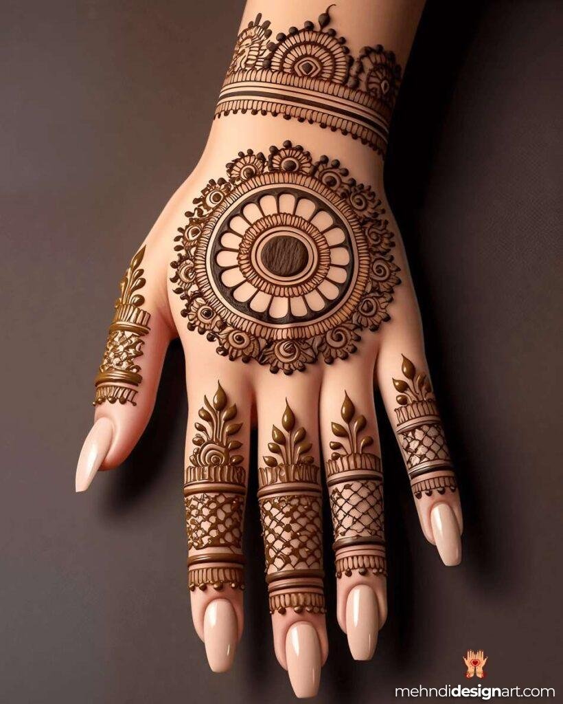 40+ Elegant Mehndi Designs: Timeless Beauty for Every Occasion 33