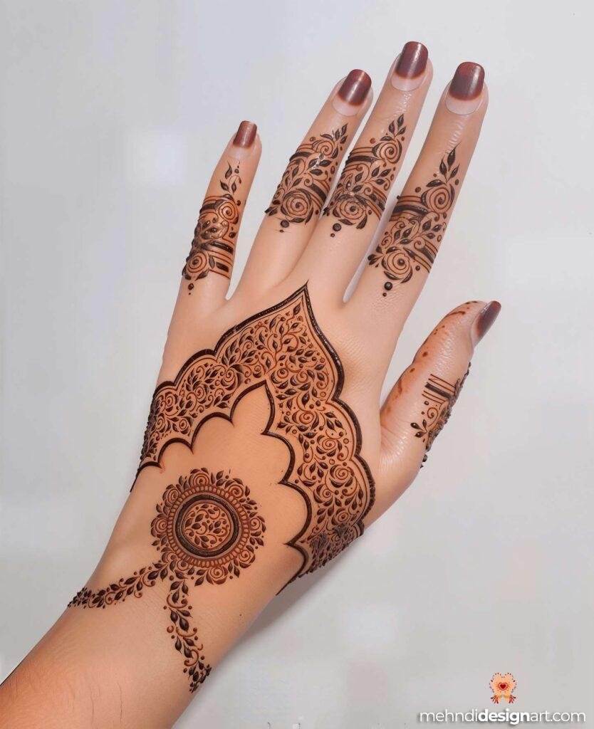 40+ Elegant Mehndi Designs: Timeless Beauty for Every Occasion 36