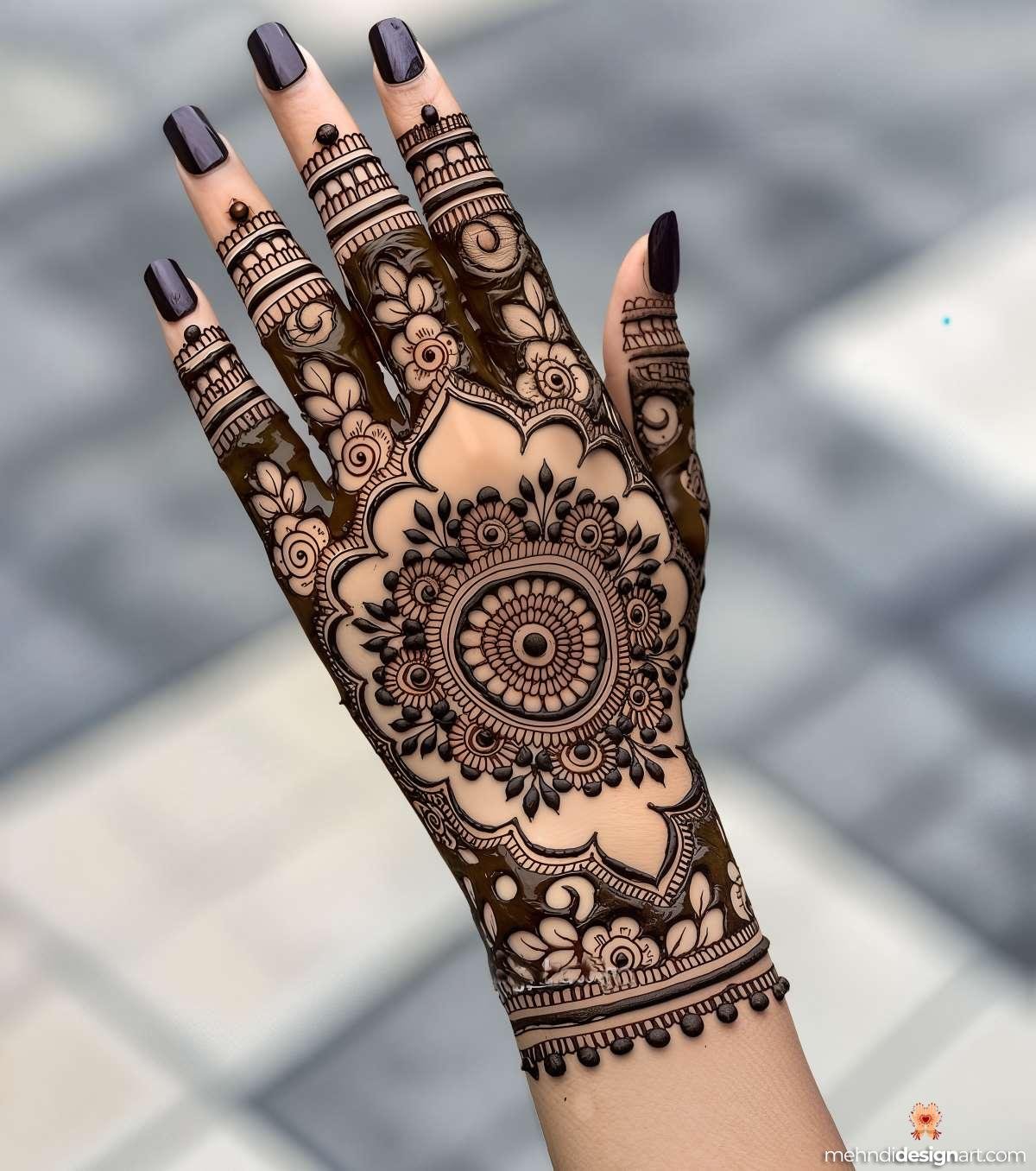 22+ Stylish Mehndi Designs for Male: Trendy and Bold Patterns 4