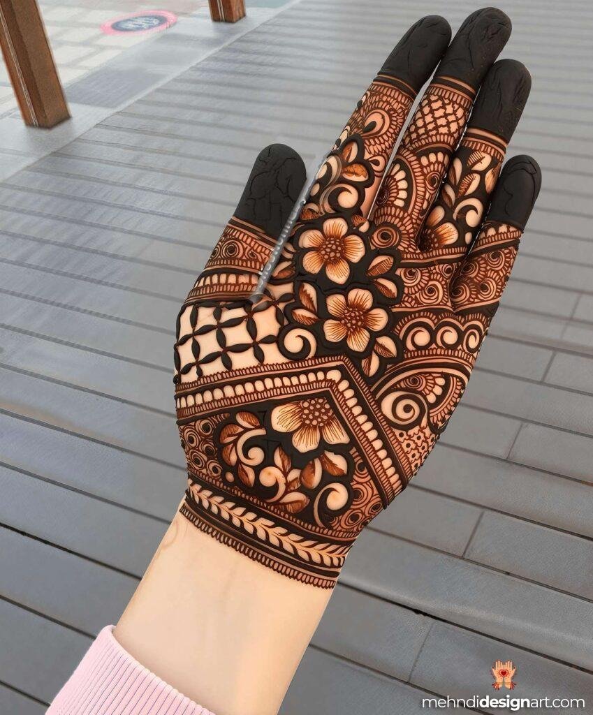 22+ Stylish Mehndi Designs for Male: Trendy and Bold Patterns 2