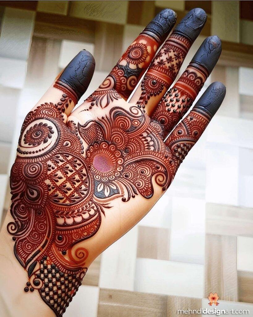 22+ Stylish Mehndi Designs for Male: Trendy and Bold Patterns 15
