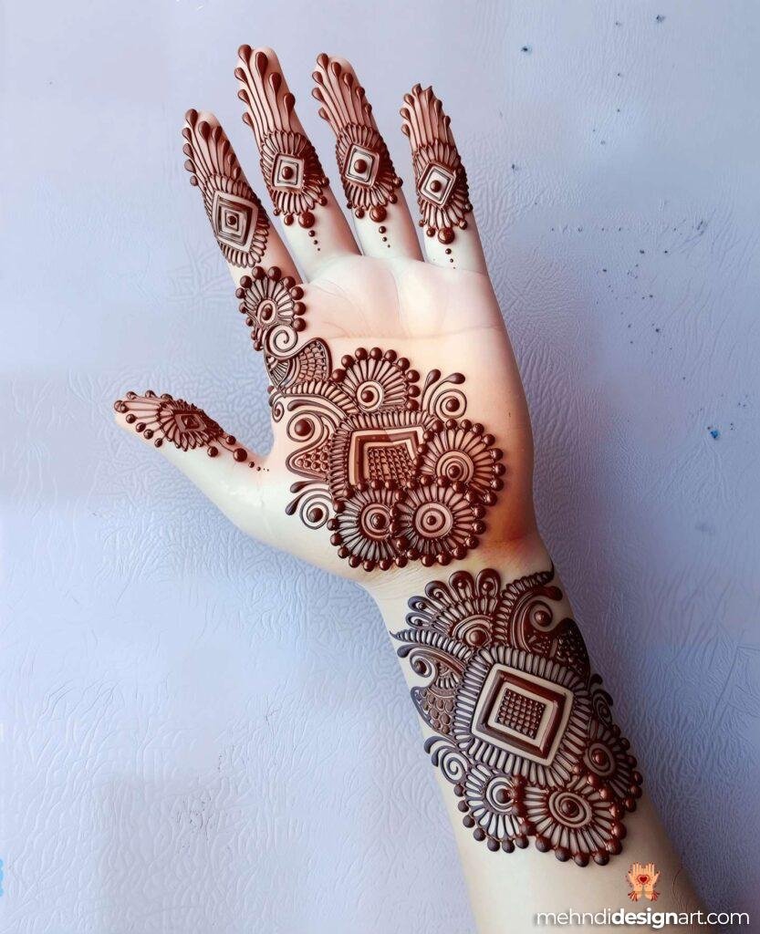 22+ Stylish Mehndi Designs for Male: Trendy and Bold Patterns 21