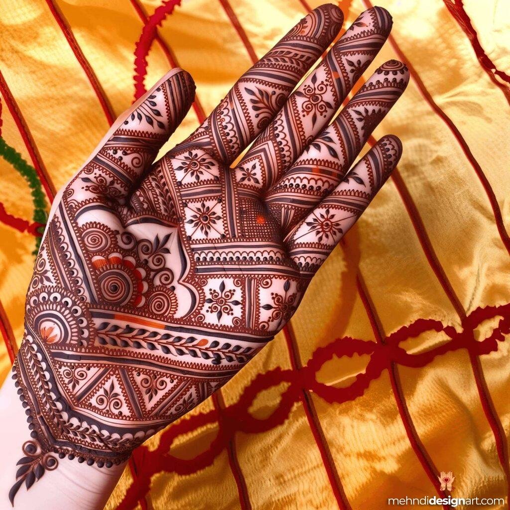 22+ Stylish Mehndi Designs for Male: Trendy and Bold Patterns 23