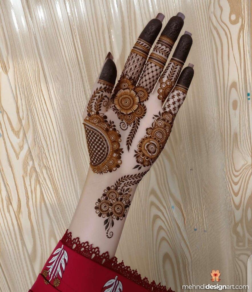 35 + Trendy Modern Royal Front Hand Mehndi Design 4 modern royal front hand mehndi design