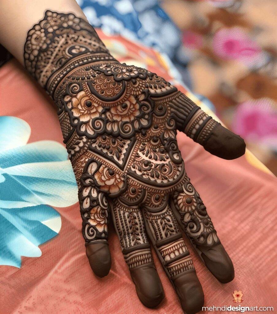 35 + Trendy Modern Royal Front Hand Mehndi Design 18