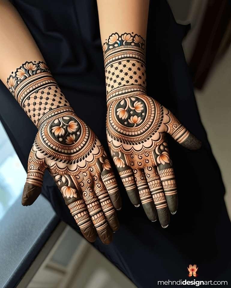 35 + Trendy Modern Royal Front Hand Mehndi Design 20