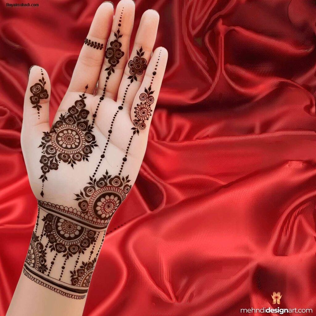 35 + Trendy Modern Royal Front Hand Mehndi Design 21