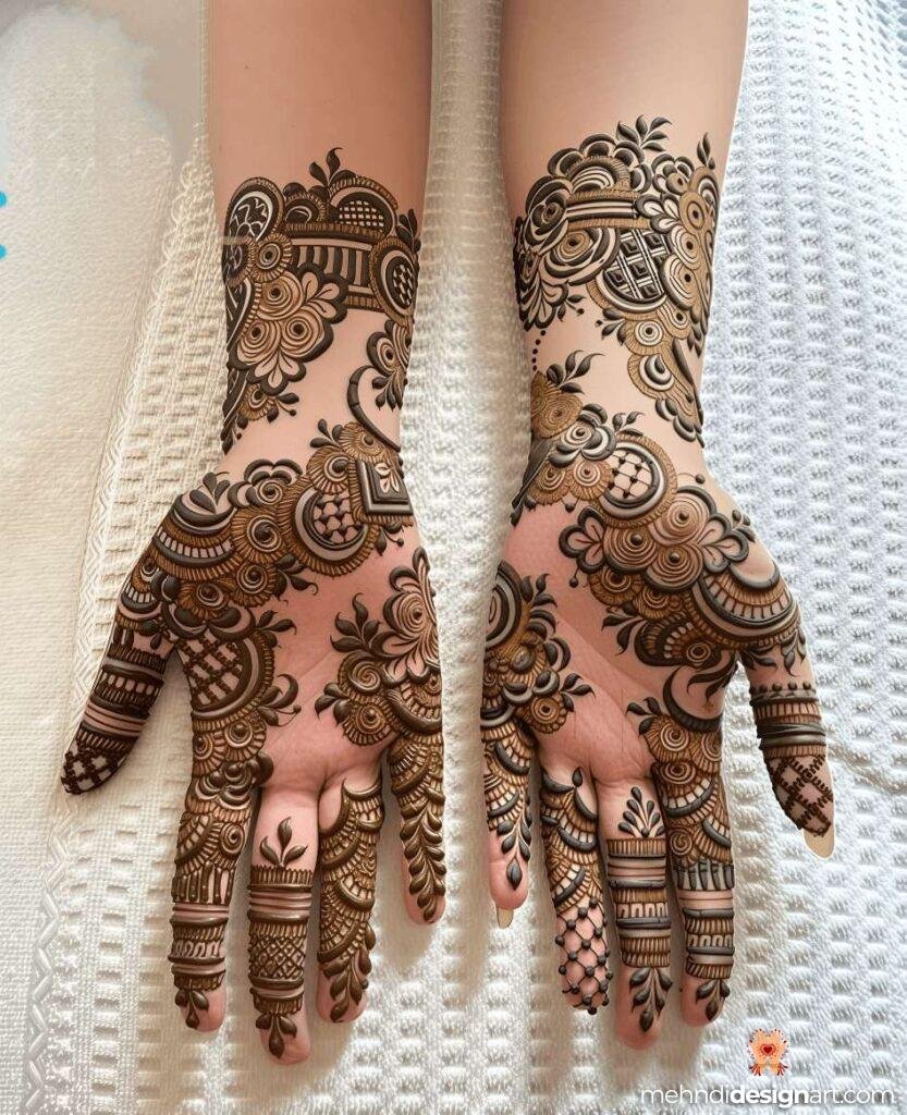 35 + Trendy Modern Royal Front Hand Mehndi Design 24