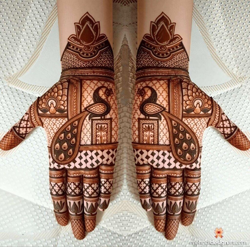 35 + Trendy Modern Royal Front Hand Mehndi Design 8