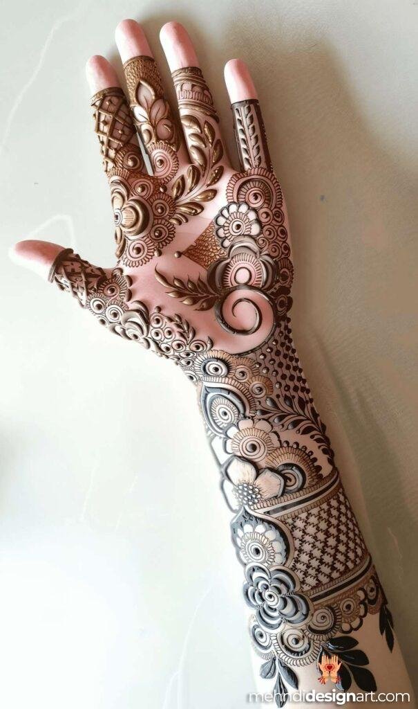 35 + Trendy Modern Royal Front Hand Mehndi Design 28