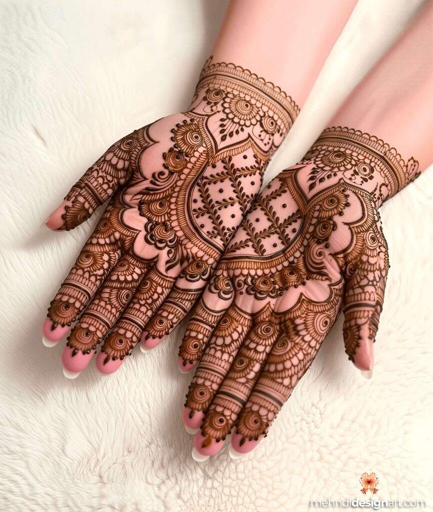 35 + Trendy Modern Royal Front Hand Mehndi Design 10