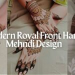 modern royal front hand mehndi design