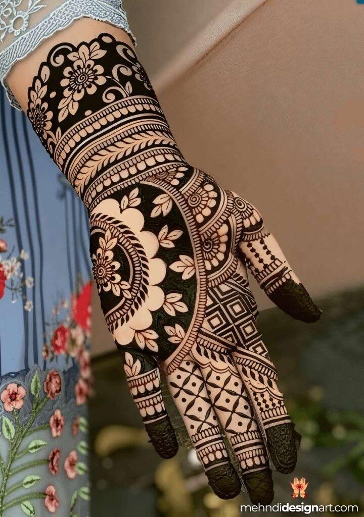 35 + Trendy Modern Royal Front Hand Mehndi Design 11