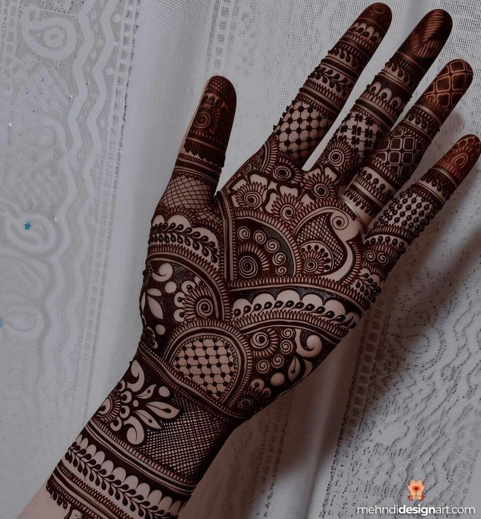35 + Trendy Modern Royal Front Hand Mehndi Design 12
