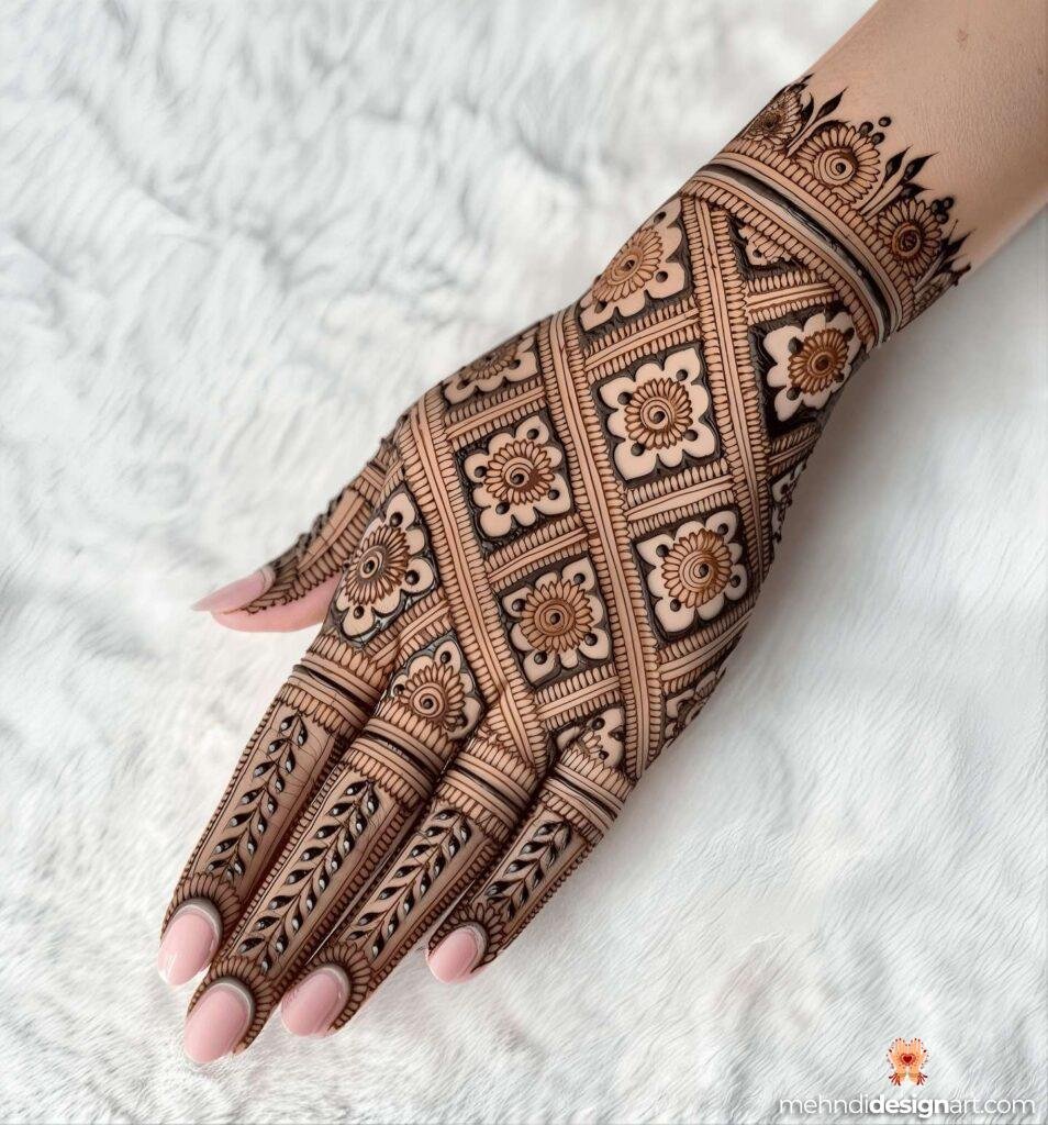 40+ Arabic Mehndi Designs for Full Hands: Timeless Elegance and Intricate Beauty 6
