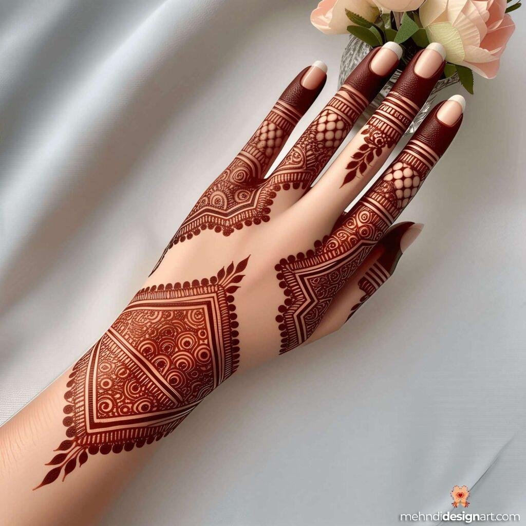40+ Arabic Mehndi Designs for Full Hands: Timeless Elegance and Intricate Beauty 48