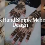 back hand simple mehndi design