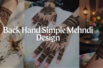 back hand simple mehndi design