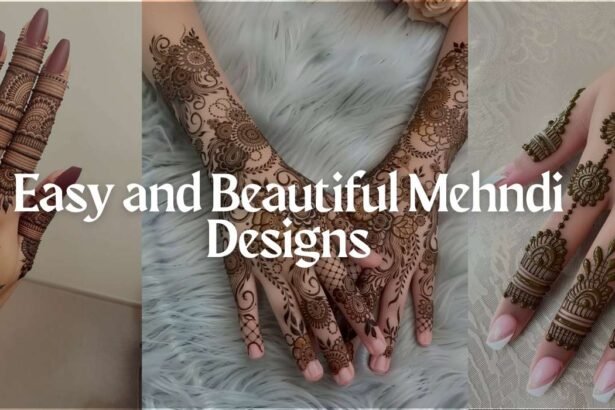easy and eautiful mehndi designs