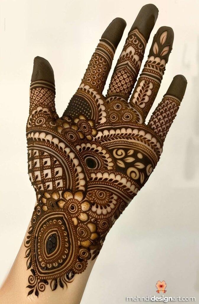 35+ Beautiful Easy Full Palm Mehndi Designs for Every Occasion 19
