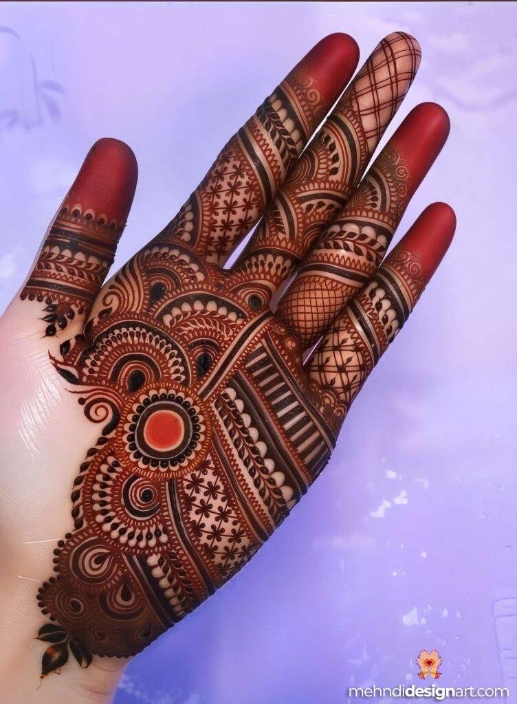 35+ Beautiful Easy Full Palm Mehndi Designs for Every Occasion 17