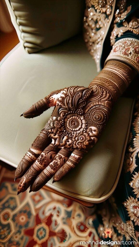 35+ Beautiful Easy Full Palm Mehndi Designs for Every Occasion 21