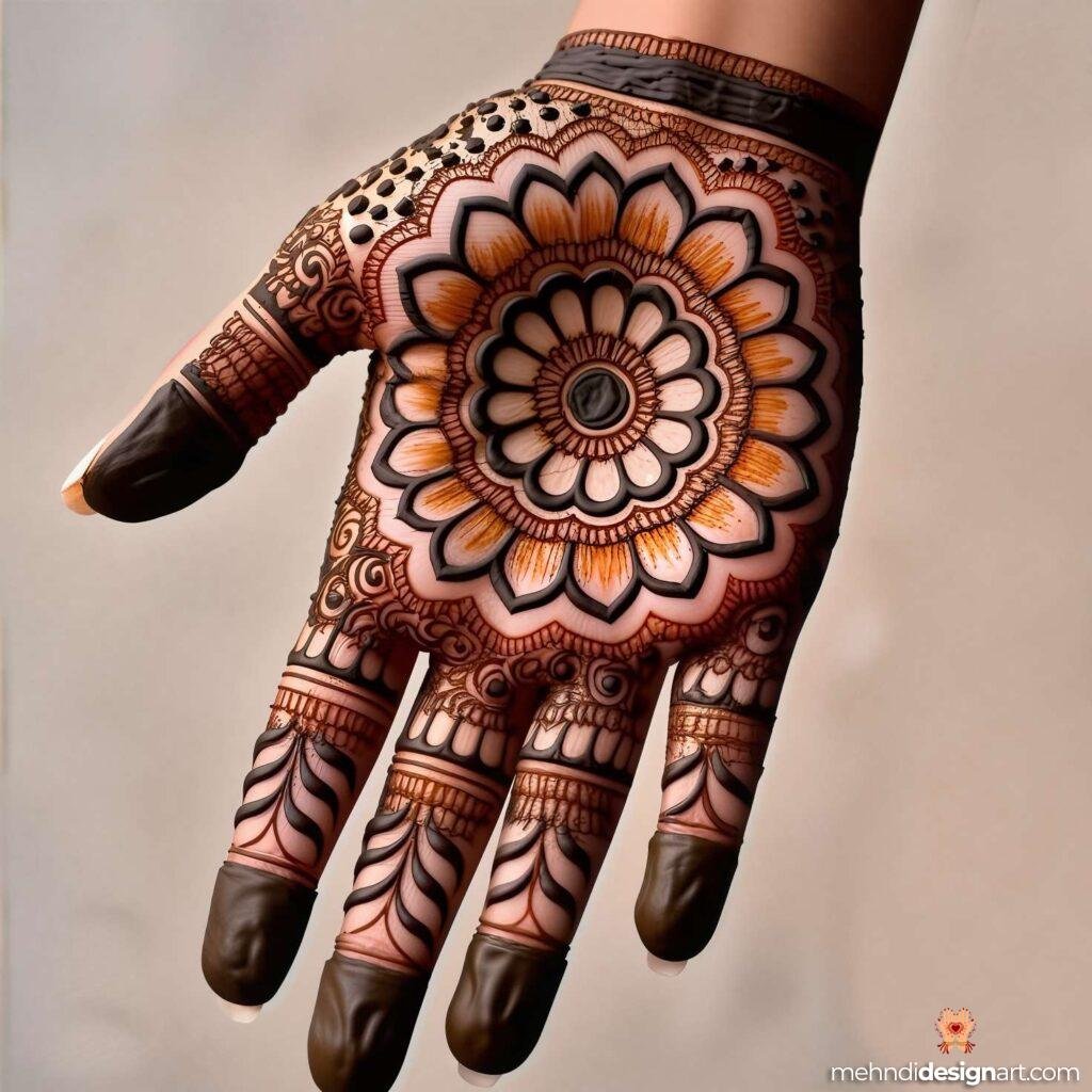 35+ Beautiful Easy Full Palm Mehndi Designs for Every Occasion 4 easy full palm mehndi designs