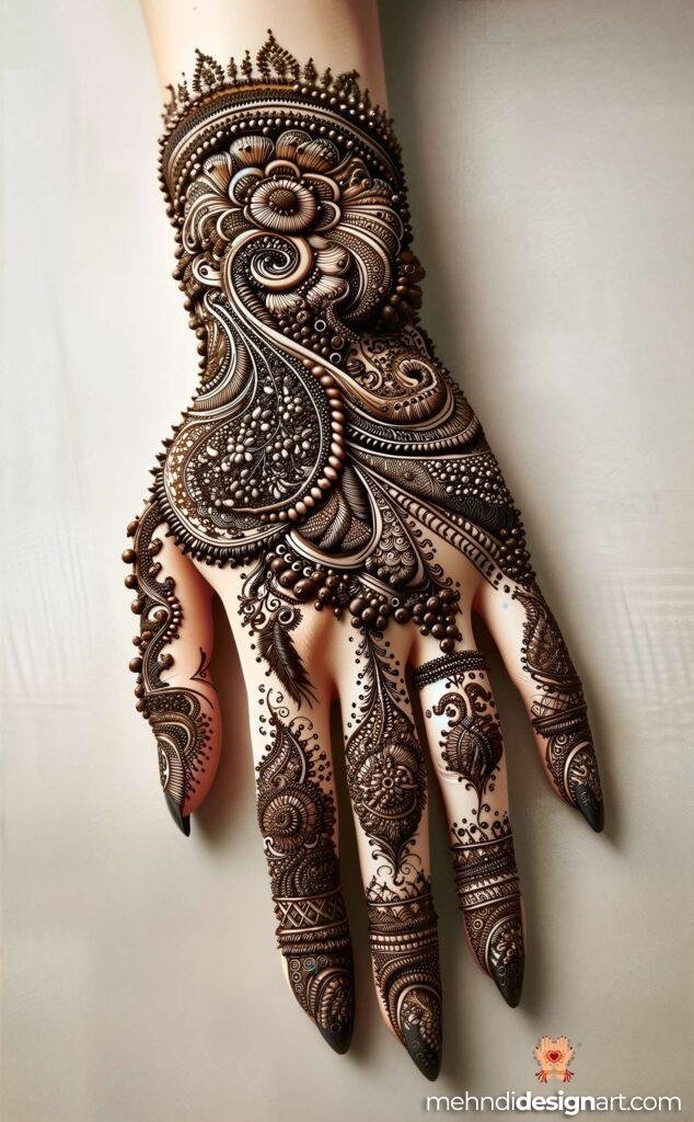 35+ Beautiful Easy Full Palm Mehndi Designs for Every Occasion 33