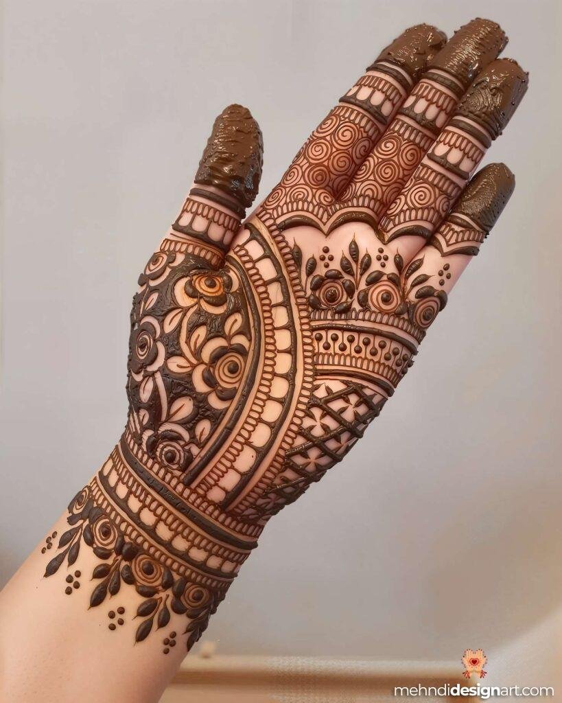 35+ Beautiful Easy Full Palm Mehndi Designs for Every Occasion 35