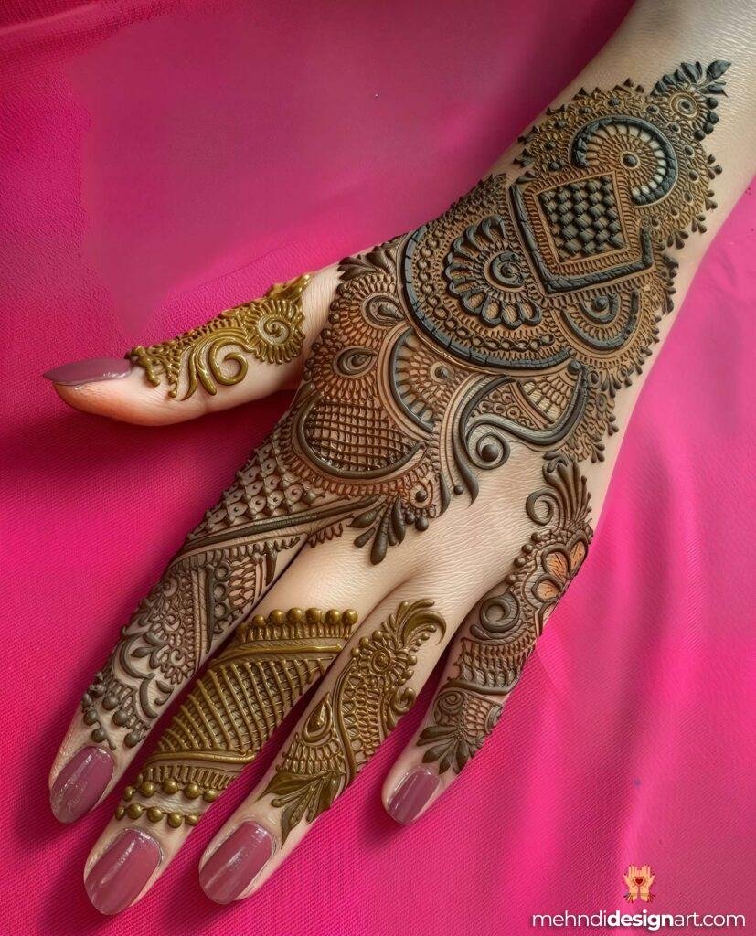 35+ Beautiful Easy Full Palm Mehndi Designs for Every Occasion 39