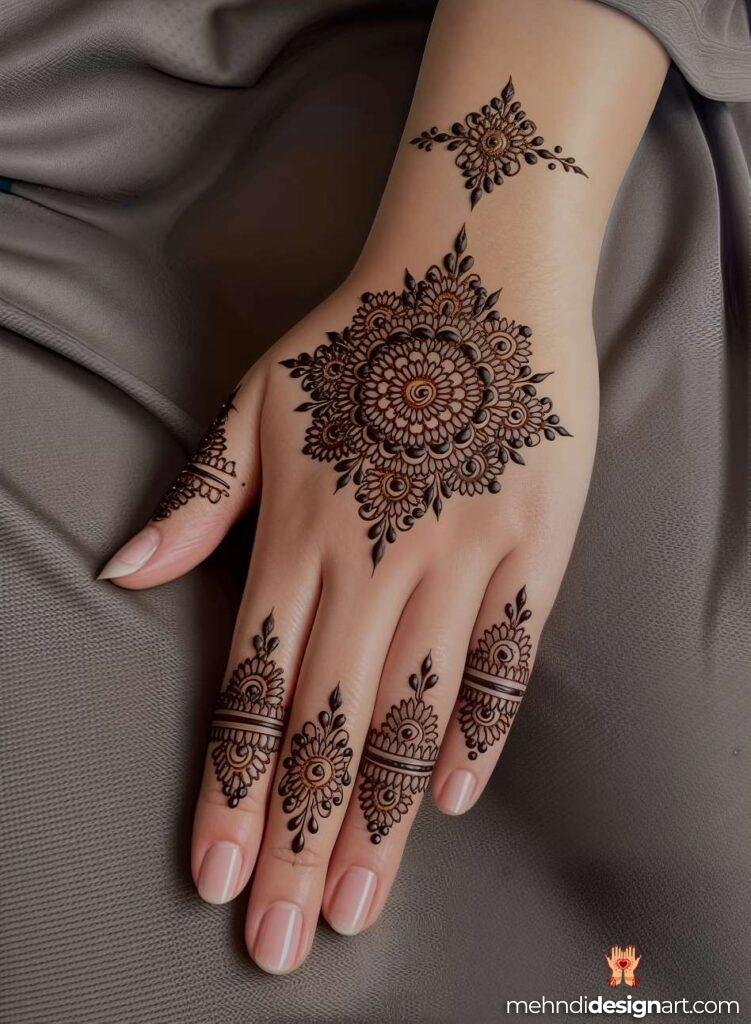 35+ Fancy Mehndi Designs for all Seasons 18