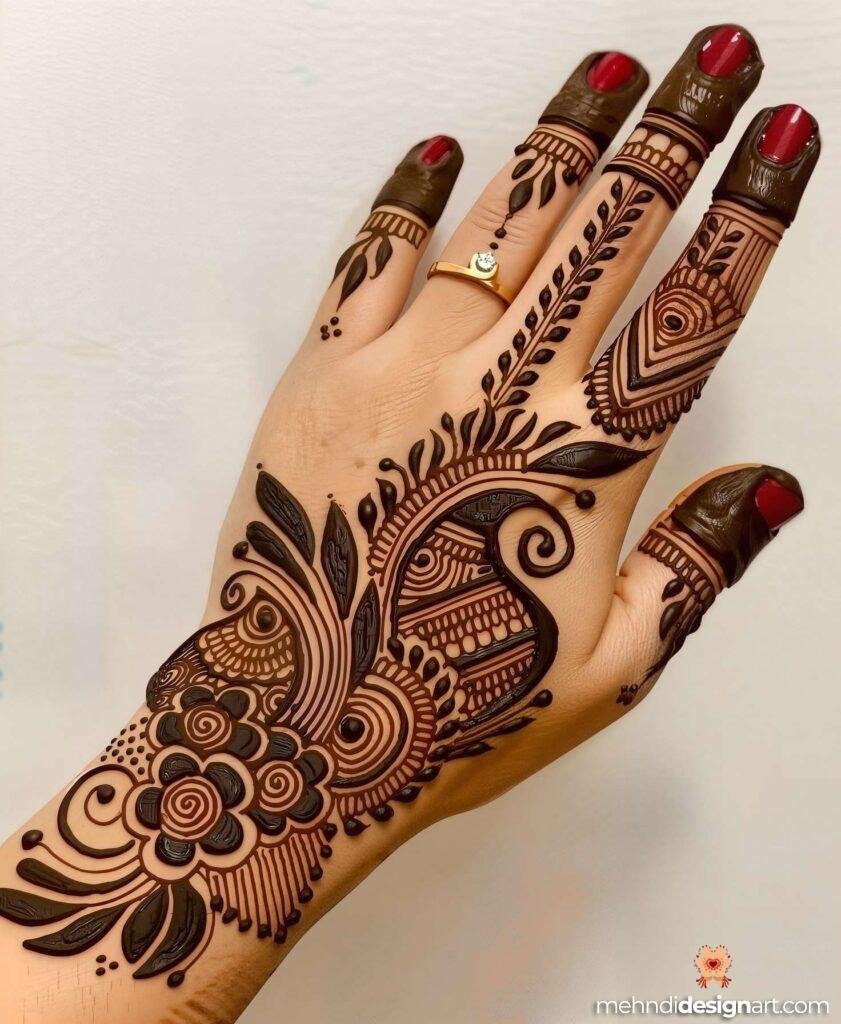 35+ Fancy Mehndi Designs for all Seasons 31