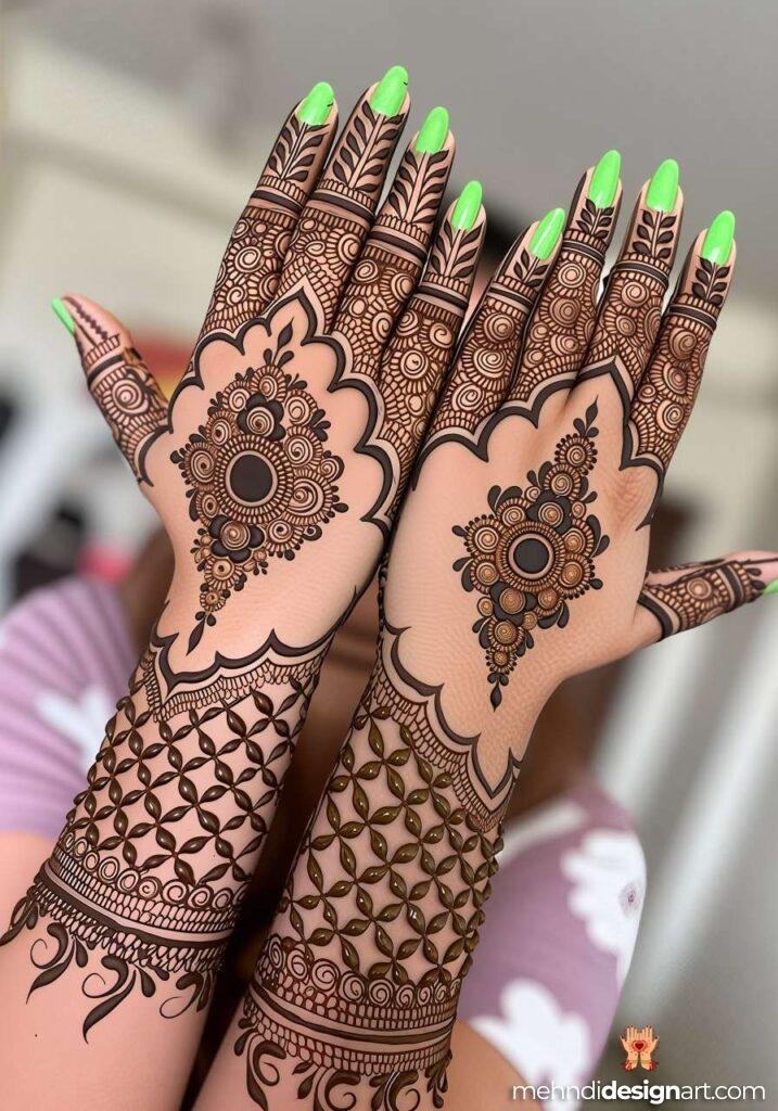 35+ Fancy Mehndi Designs for all Seasons 7
