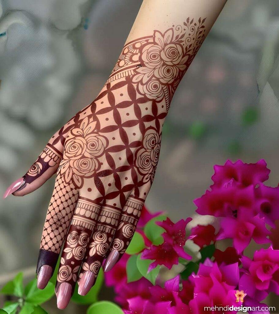 45+ Latest Arabic Mehndi Design That Elevates Style 13