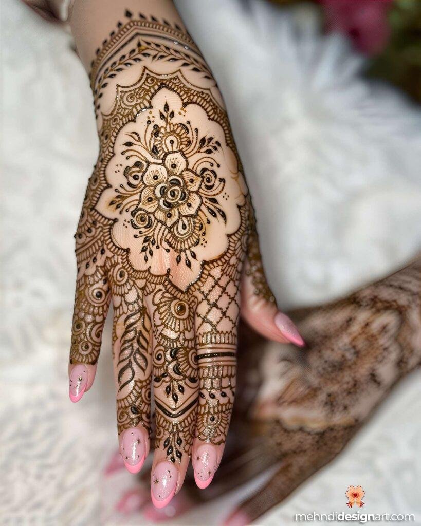45+ Latest Arabic Mehndi Design That Elevates Style 15