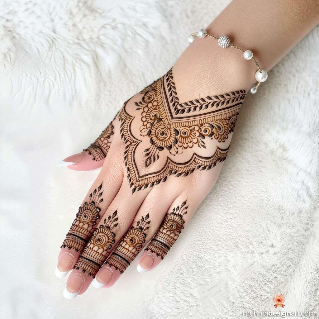 45+ Latest Arabic Mehndi Design That Elevates Style 16