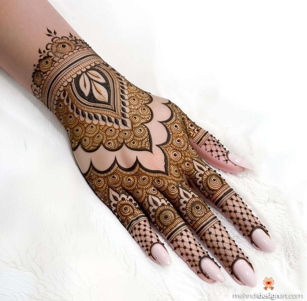 45+ Latest Arabic Mehndi Design That Elevates Style 20