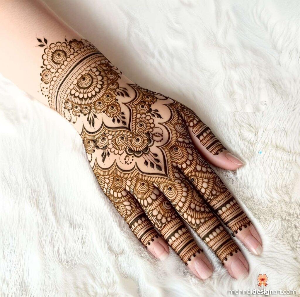 45+ Latest Arabic Mehndi Design That Elevates Style 21