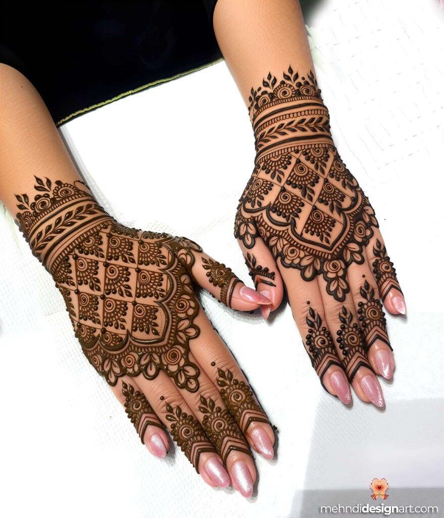 45+ Latest Arabic Mehndi Design That Elevates Style 22