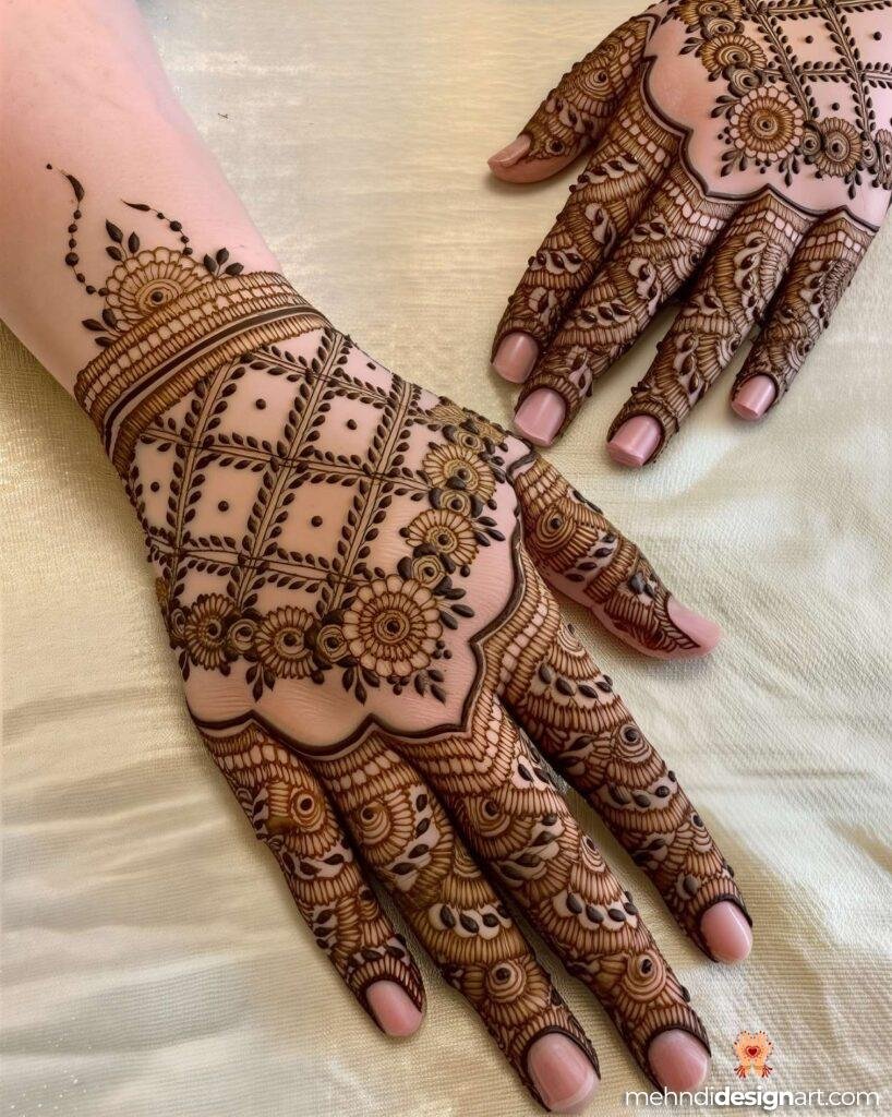 45+ Latest Arabic Mehndi Design That Elevates Style 23