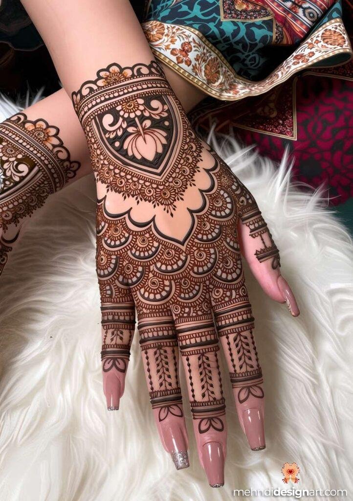45+ Latest Arabic Mehndi Design That Elevates Style 25