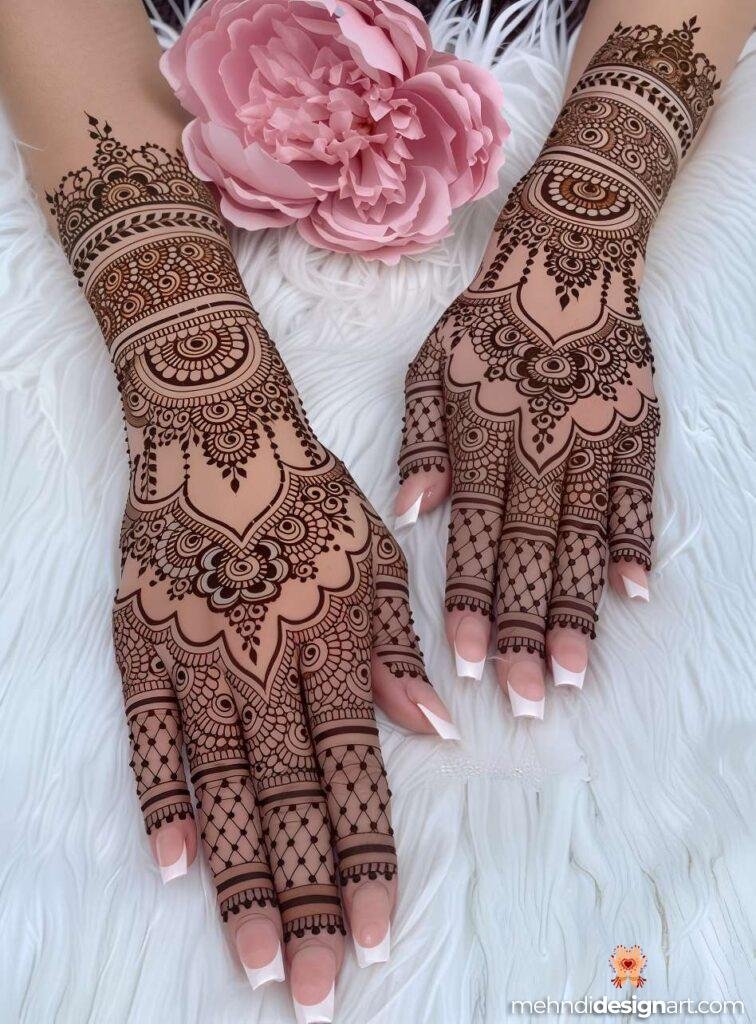 45+ Latest Arabic Mehndi Design That Elevates Style 26