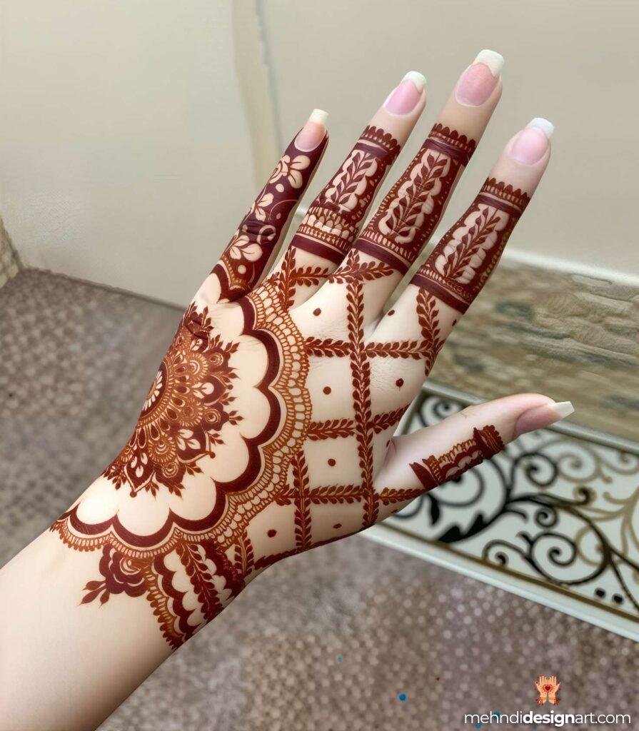 45+ Latest Arabic Mehndi Design That Elevates Style 27