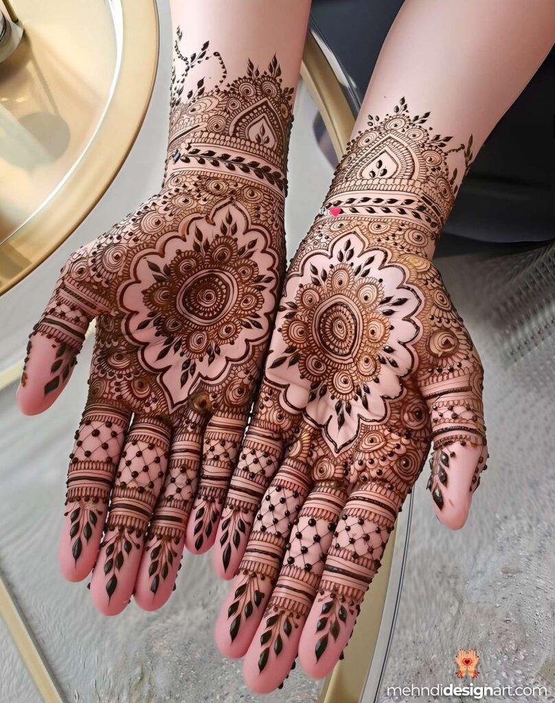 45+ Latest Arabic Mehndi Design That Elevates Style 4