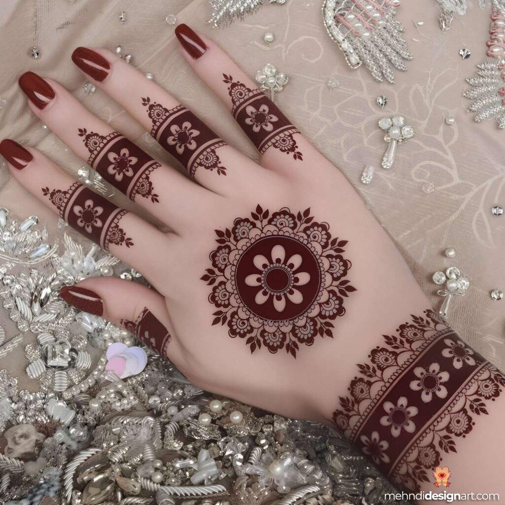 45+ Latest Arabic Mehndi Design That Elevates Style 32