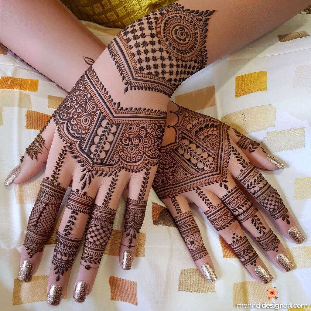 45+ Latest Arabic Mehndi Design That Elevates Style 35