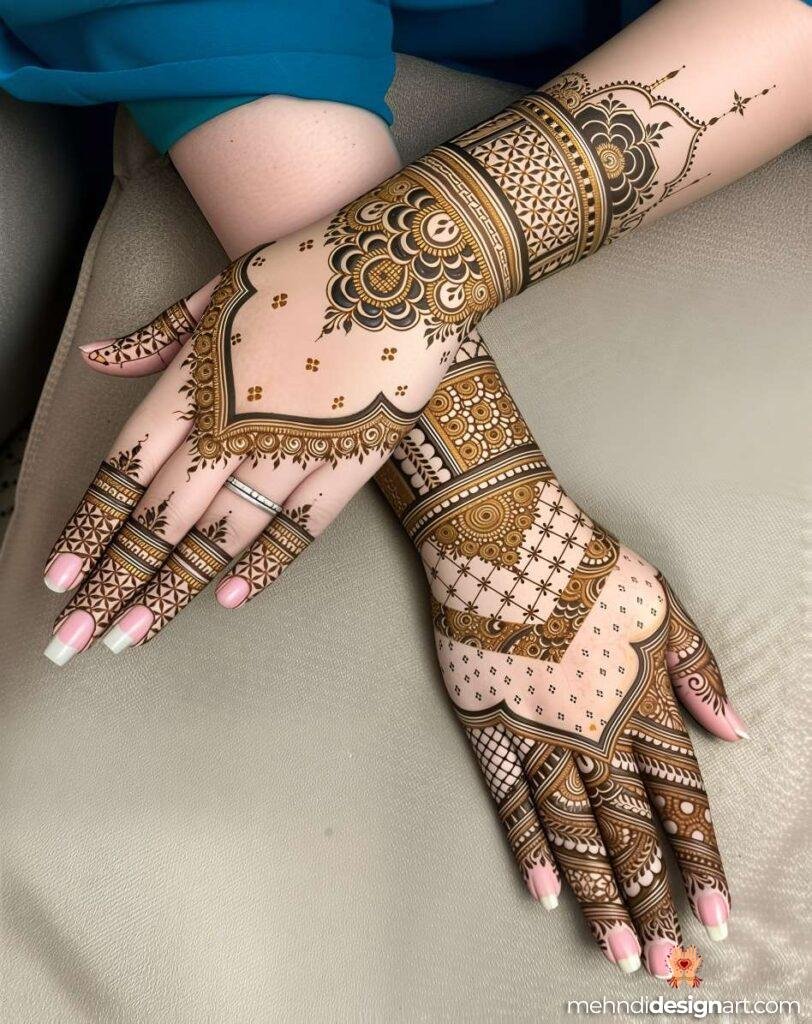 45+ Latest Arabic Mehndi Design That Elevates Style 41