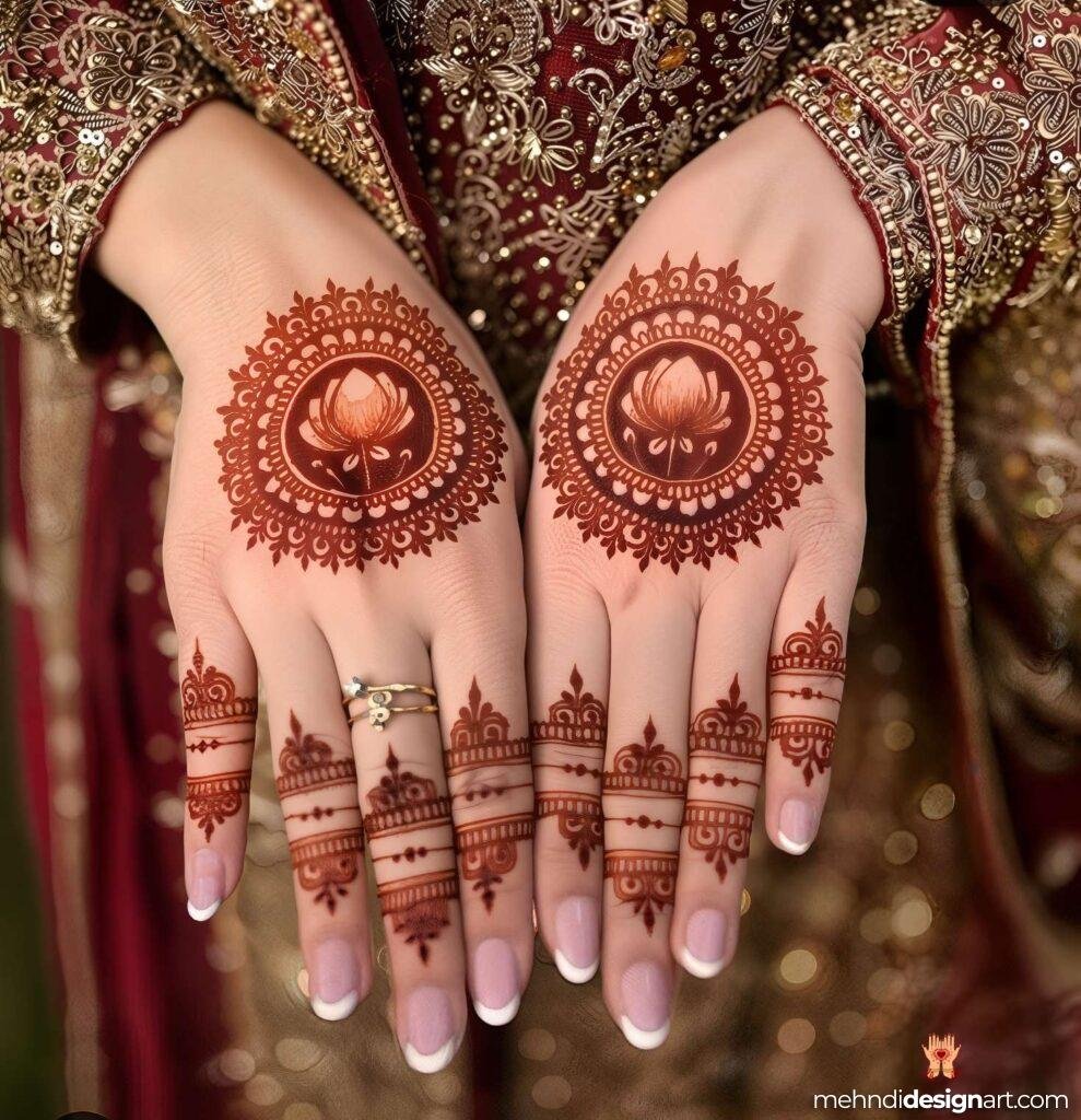 45+ Latest Arabic Mehndi Design That Elevates Style 43