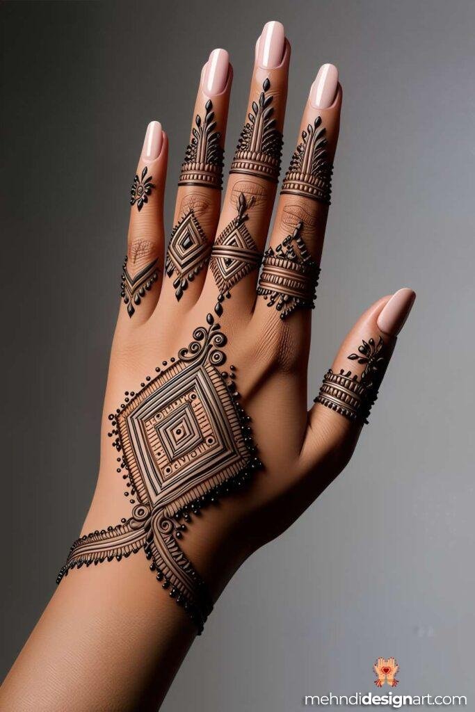 31+ Elegant Wedding Dulhan Mehndi Design for a Gorgeous Bridal Look 16