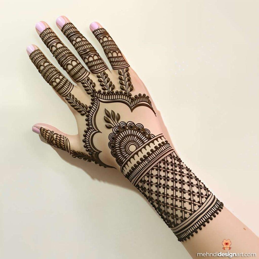 31+ Elegant Wedding Dulhan Mehndi Design for a Gorgeous Bridal Look 20